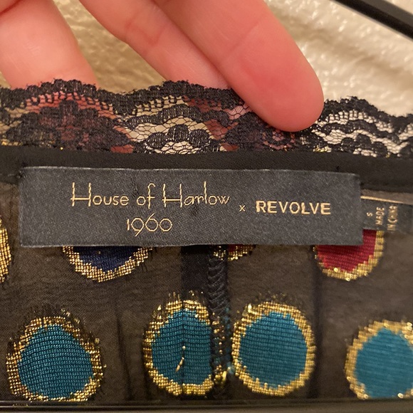 NWT House of Harlow 1960 x REVOLVE Cruz Dress in Noir Size Small - Picture 8 of 11